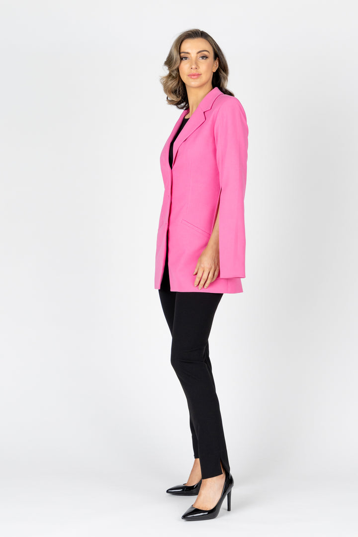 MADISON Split Sleeve Long-Line Blazer