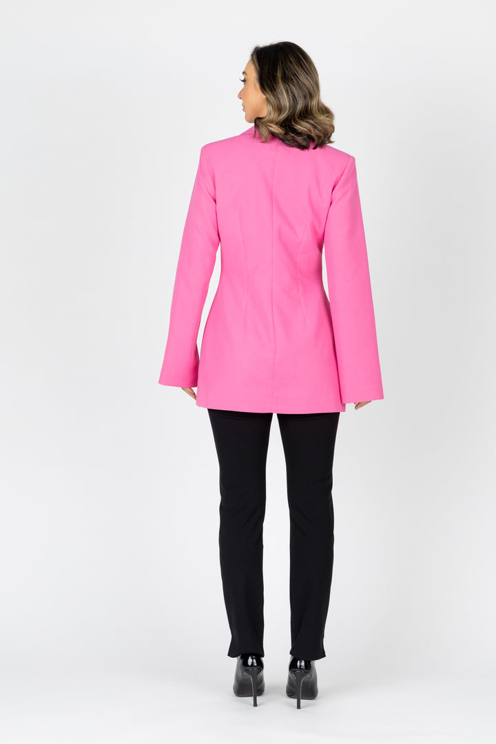 MADISON Split Sleeve Long-Line Blazer