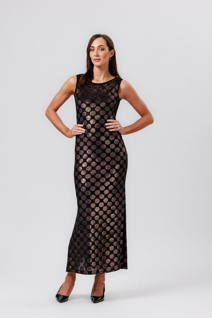 MALTA Side Split Maxi Dress