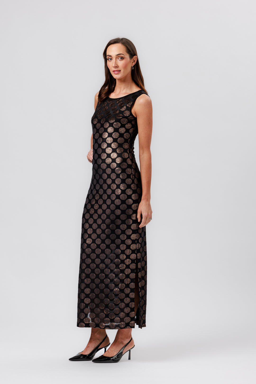 MALTA Side Split Maxi Dress