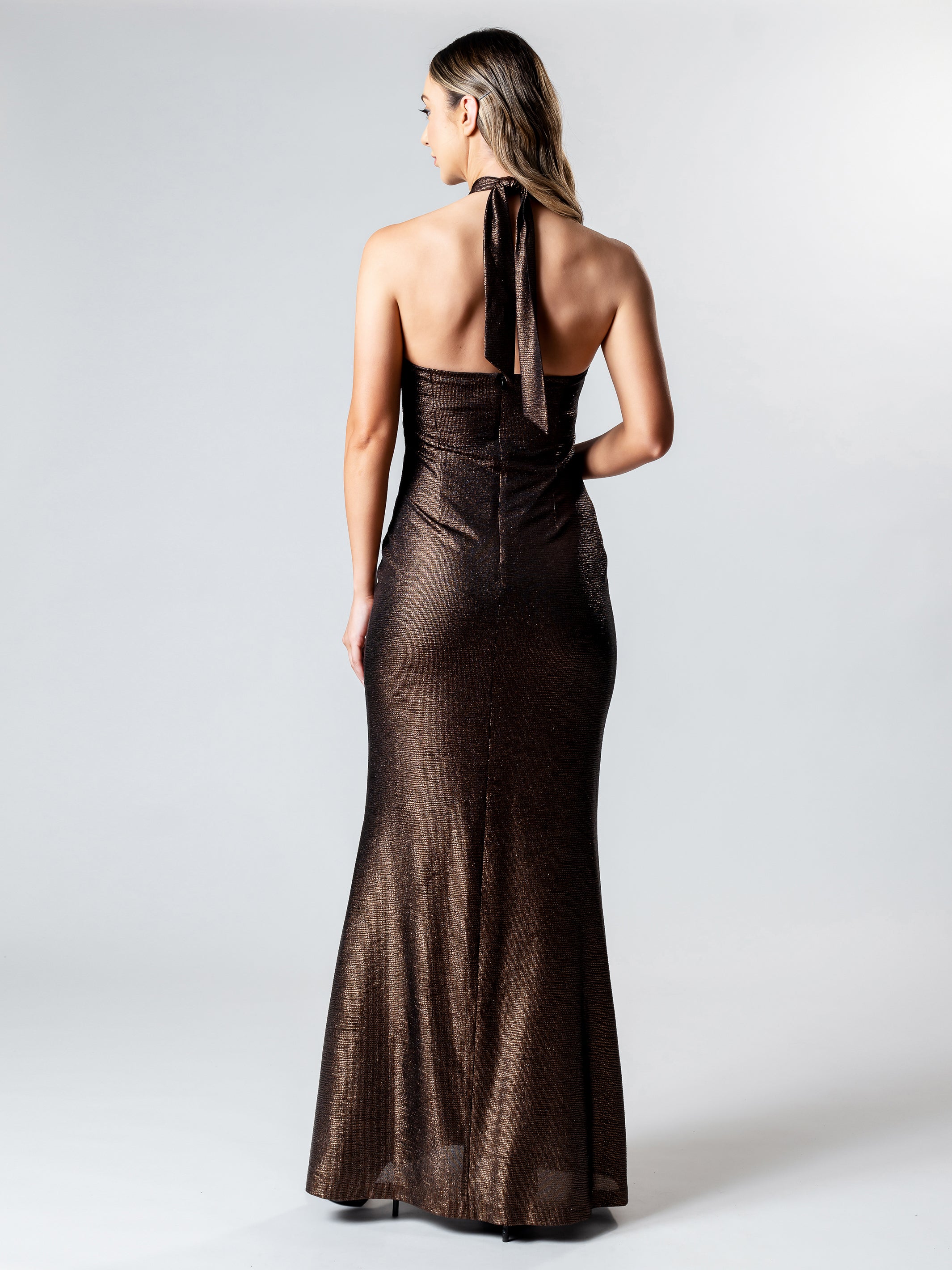 MATIQUE Halter Evening Gown