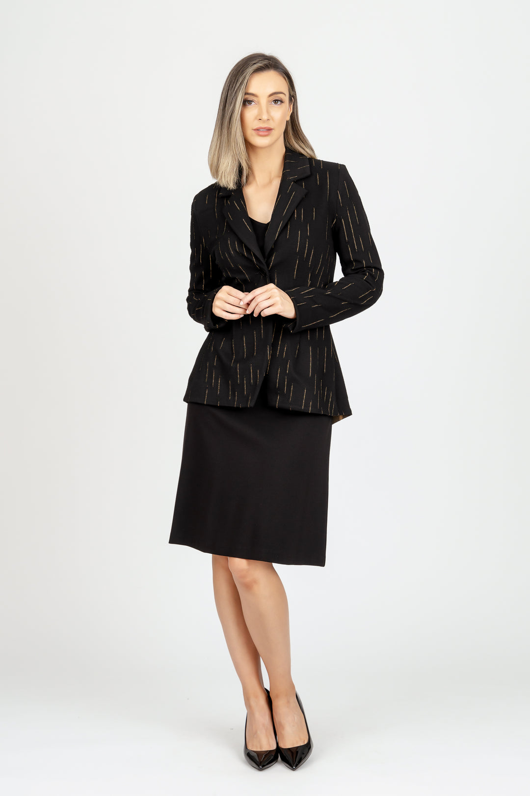 Lisa Barron | MIM 3/4 Sleeve A-Line Dress | Made in Melbourne Lisa Barron | MIM 3/4 Sleeve A-Line Dress | Made in Melbourne