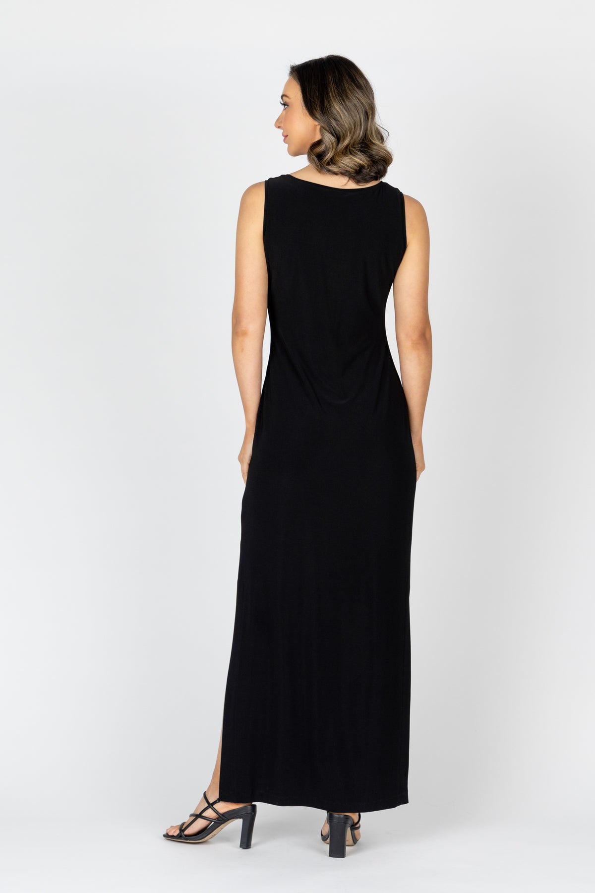 side split maxi dress Lisa Barron | MIM Side Split Maxi Dress