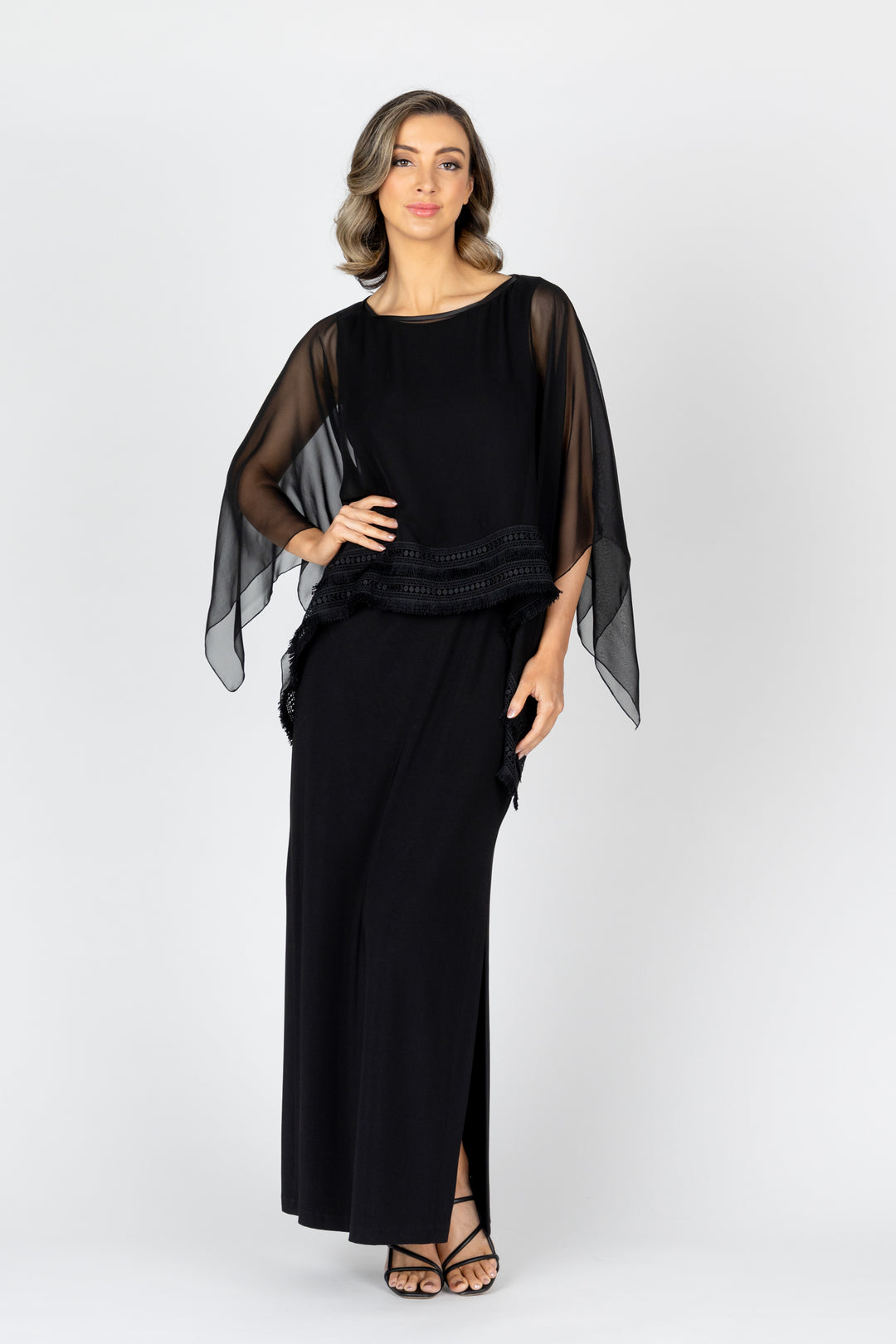 side split maxi dress Lisa Barron | MIM Side Split Maxi Dress