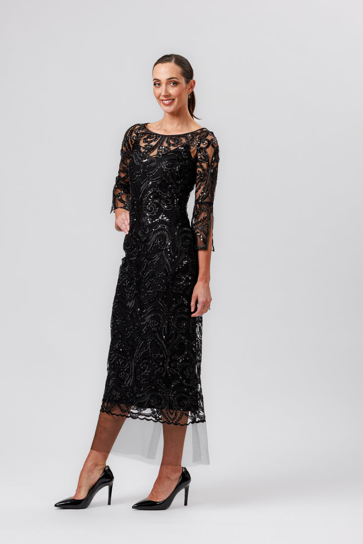 NINA 3/4 Sleeve Gown