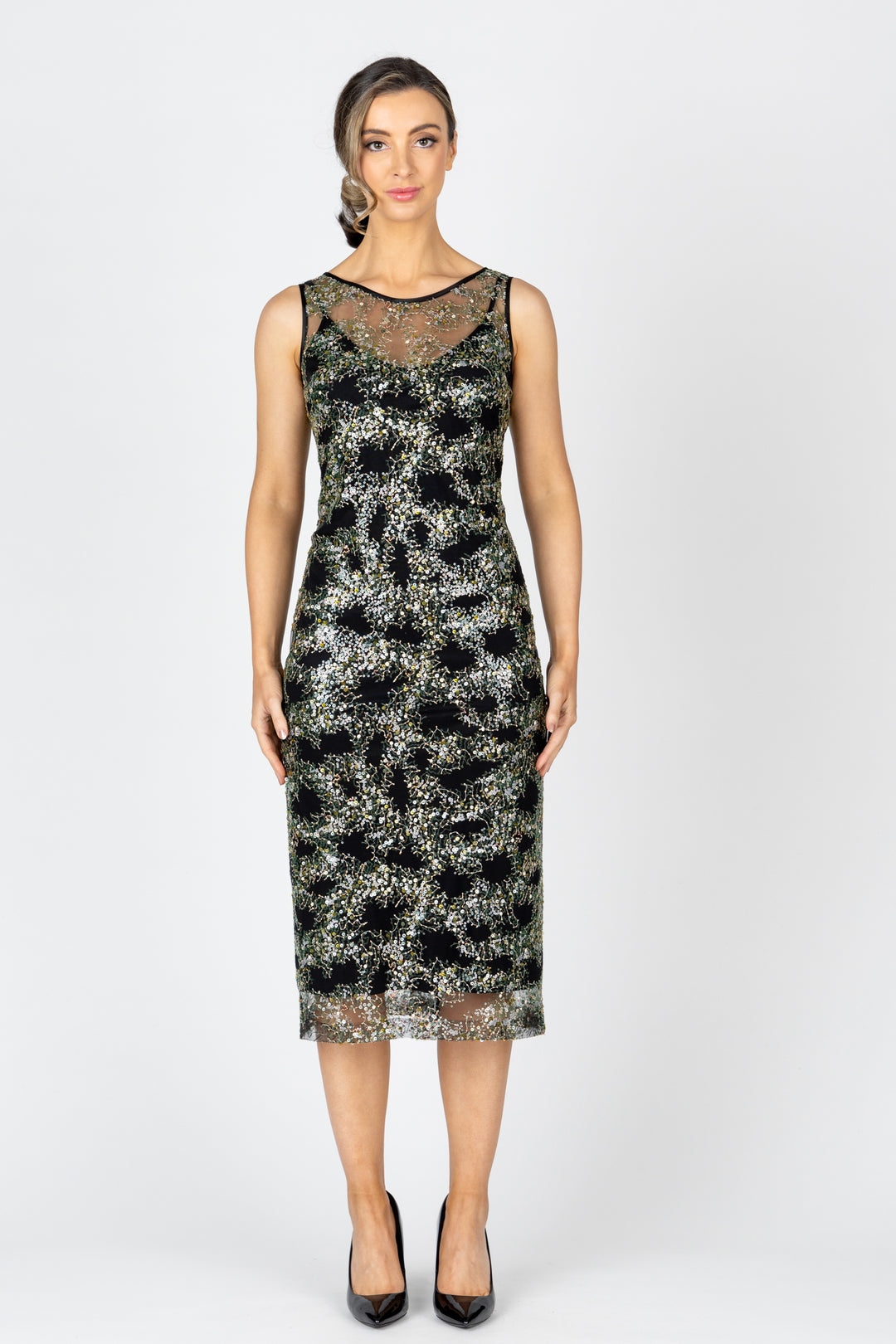 OLETTE Midi Cocktail Dress