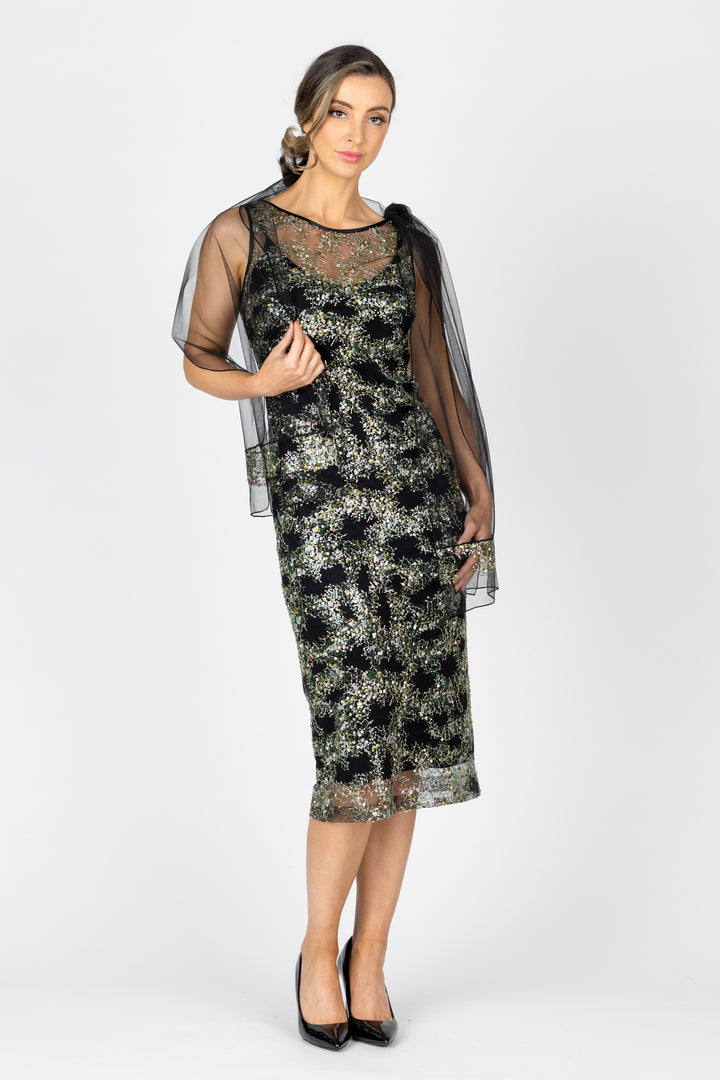 OLETTE Midi Cocktail Dress