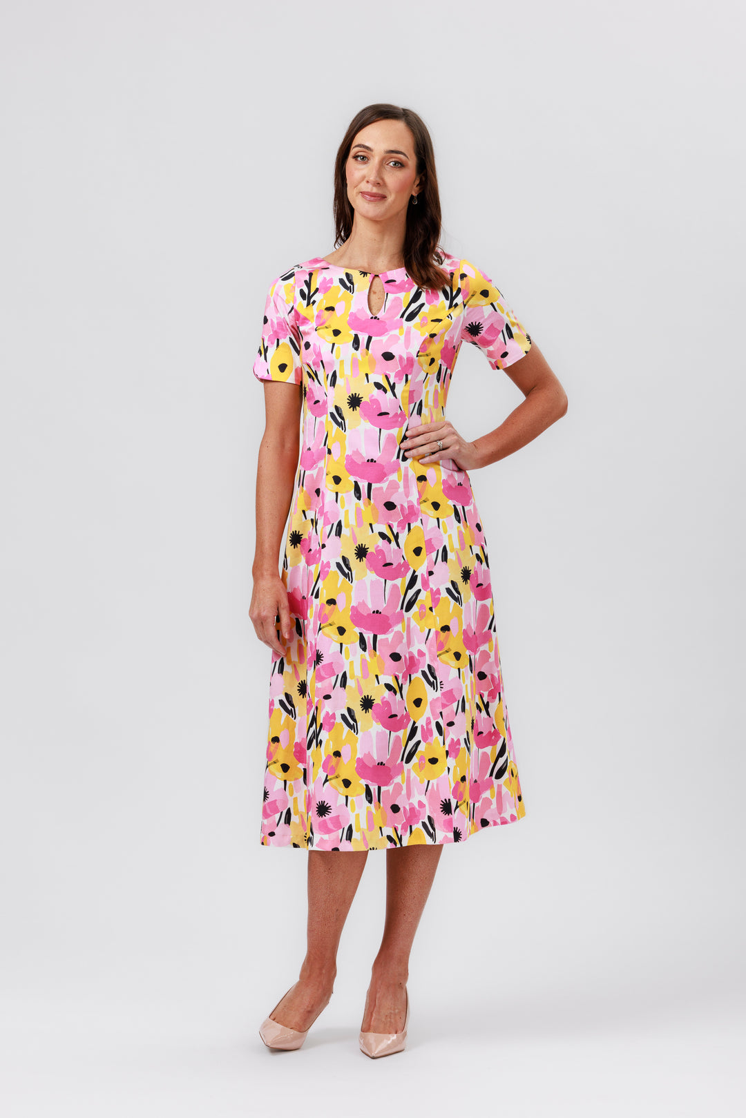 PALOMA Keyhole A-Line Dress
