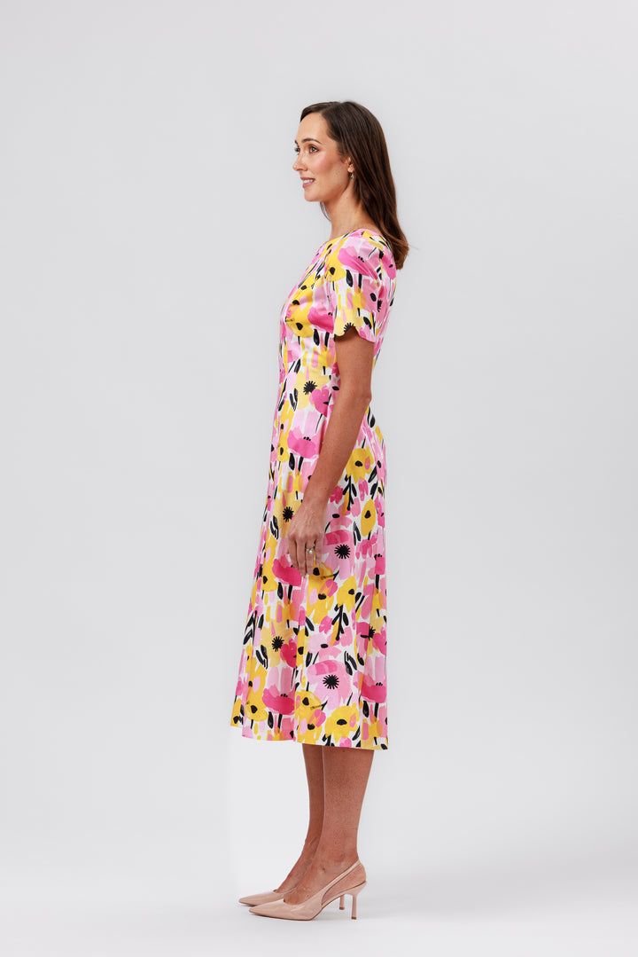 PALOMA Keyhole A-Line Dress