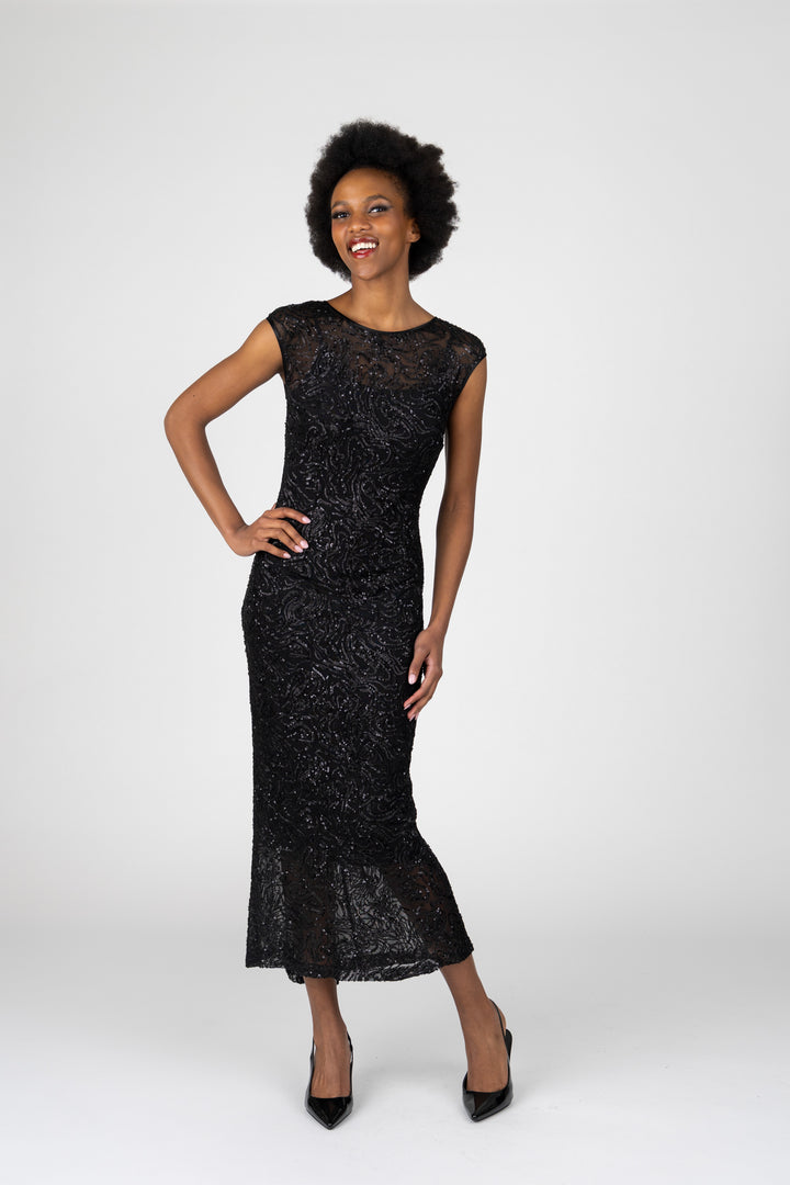 PARIS Midi Cocktail Dress
