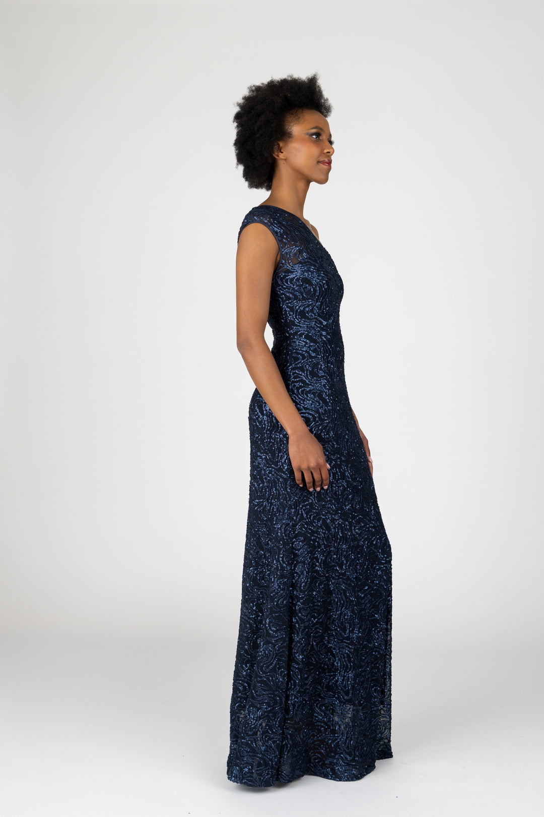 PARIS One Shoulder Gown