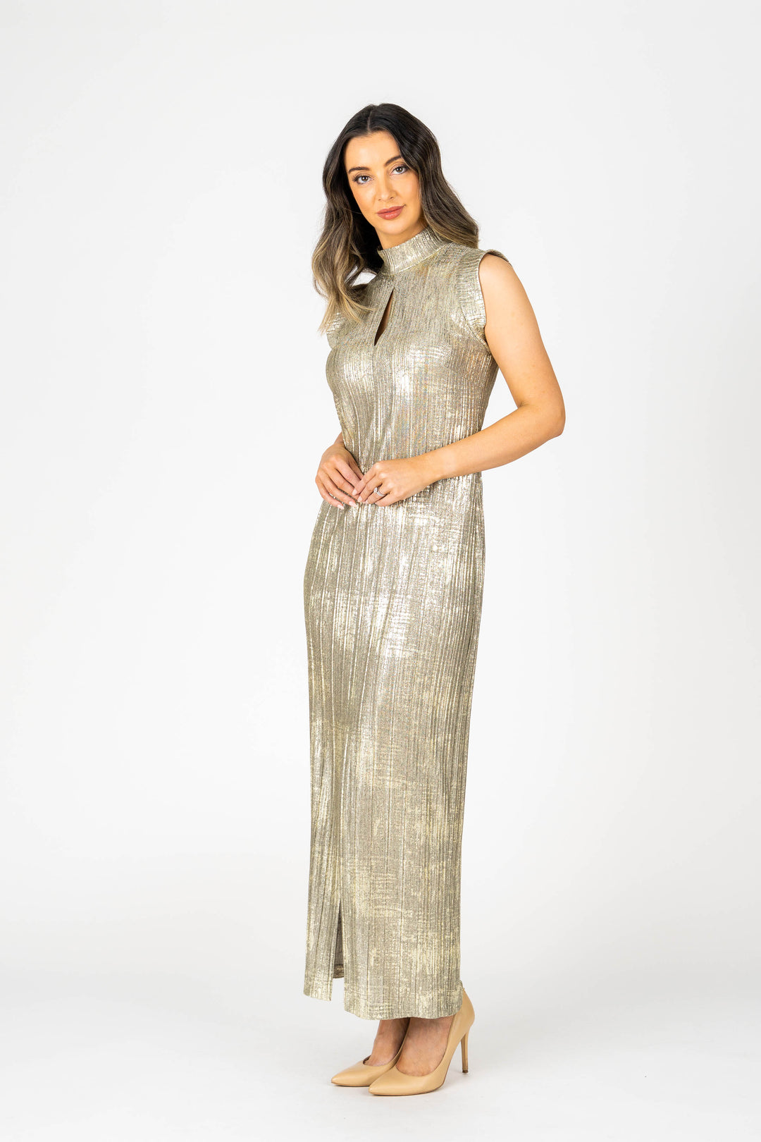 PETRA Polo Keyhole Gown