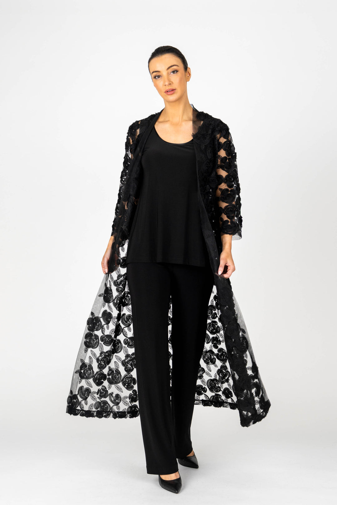 ROSETTE Embroidered Coat