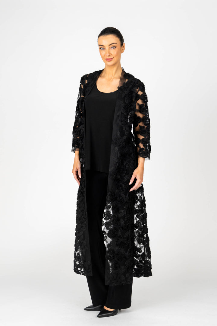 ROSETTE Embroidered Coat