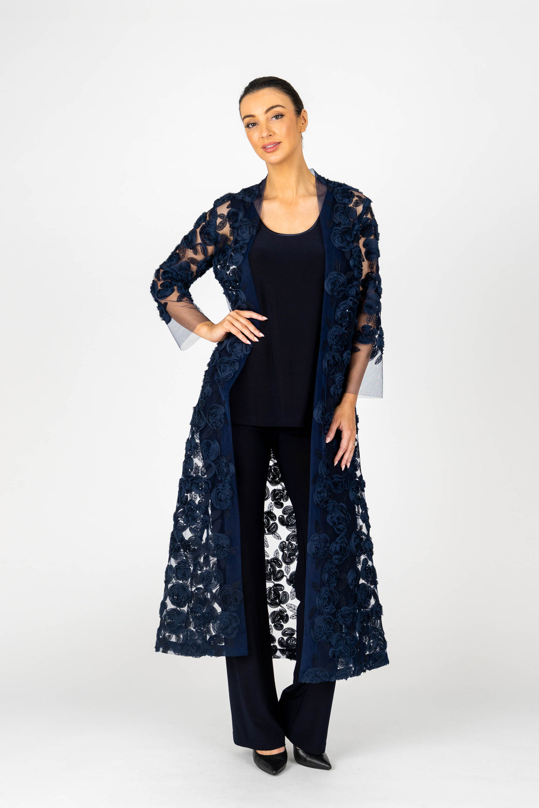 ROSETTE Embroidered Coat