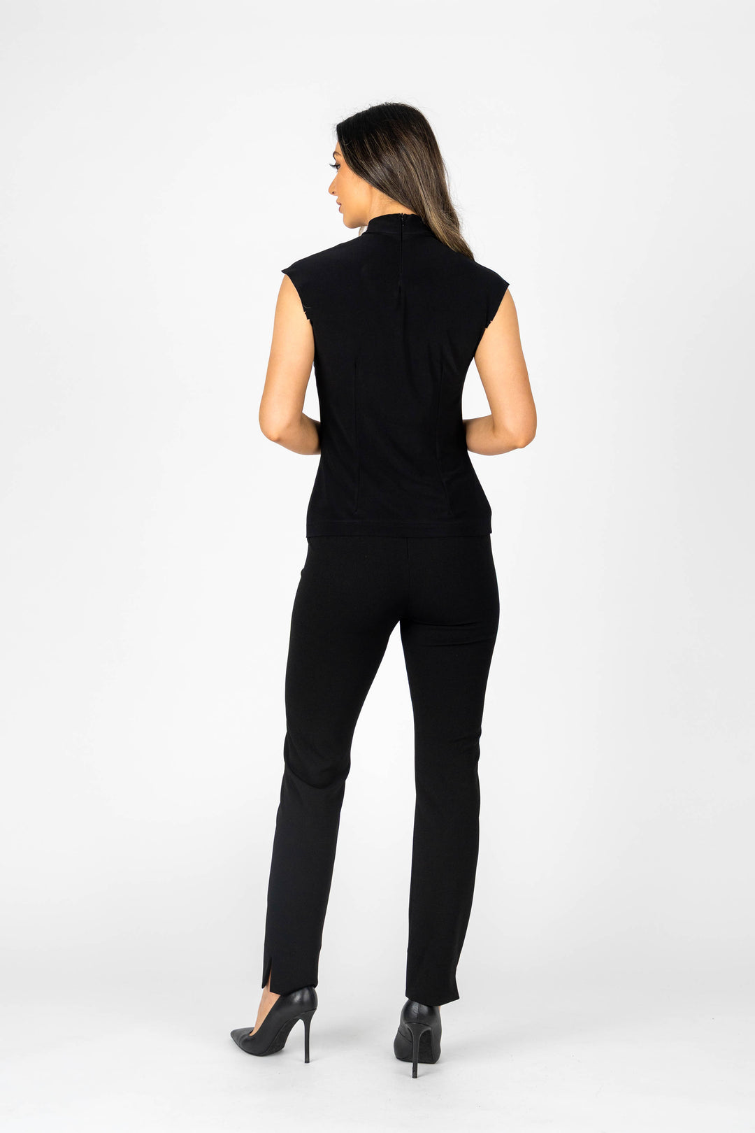 SAVANNA Cap Sleeve Polo Top