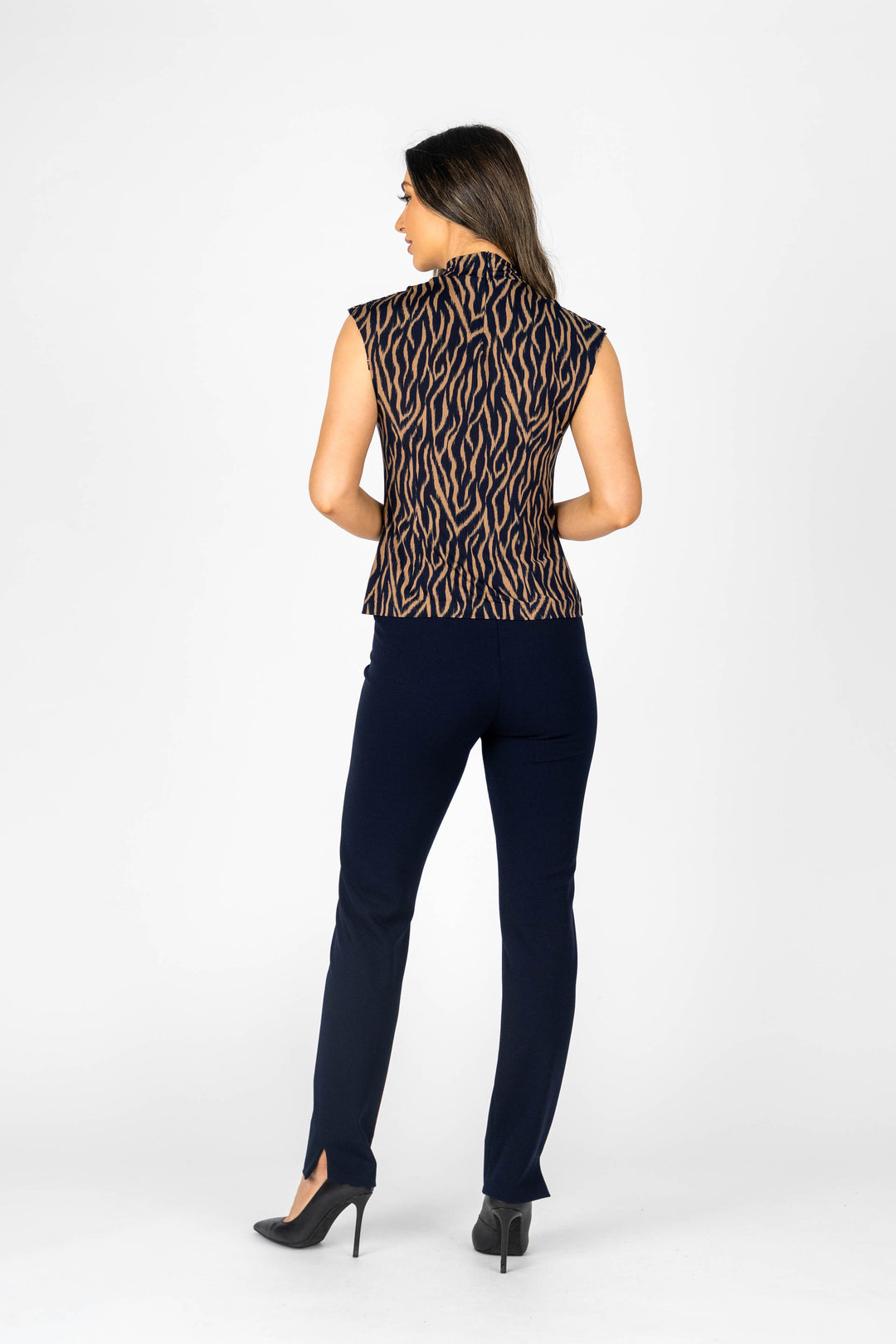 SAVANNA Cap Sleeve Polo Top