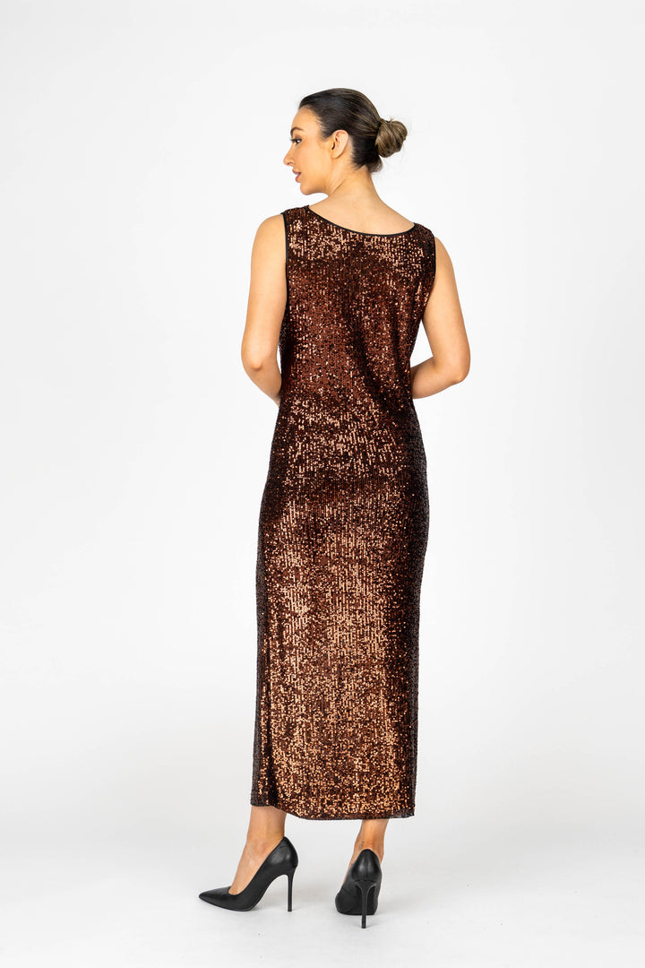 SHOWGIRL Cowl Front Long Gown