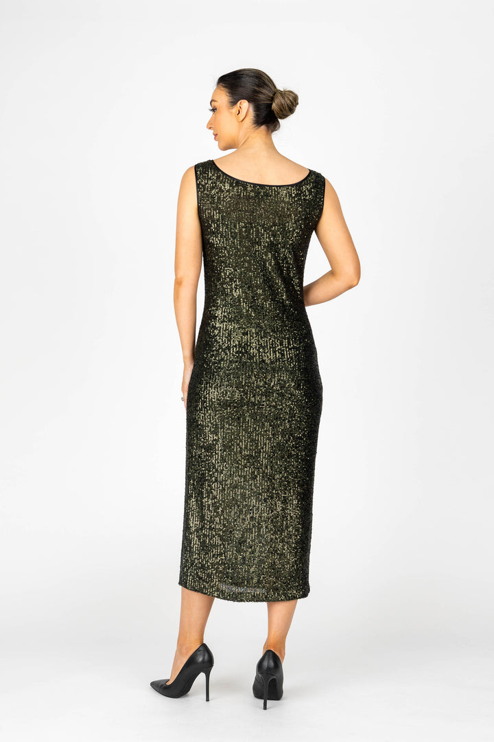 SHOWGIRL Cowl Front Long Gown