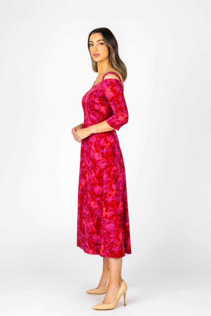 SUNSET A-Line Off Shoulder Dress