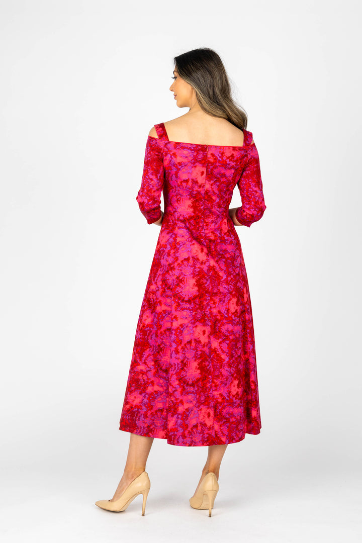SUNSET A-Line Off Shoulder Dress