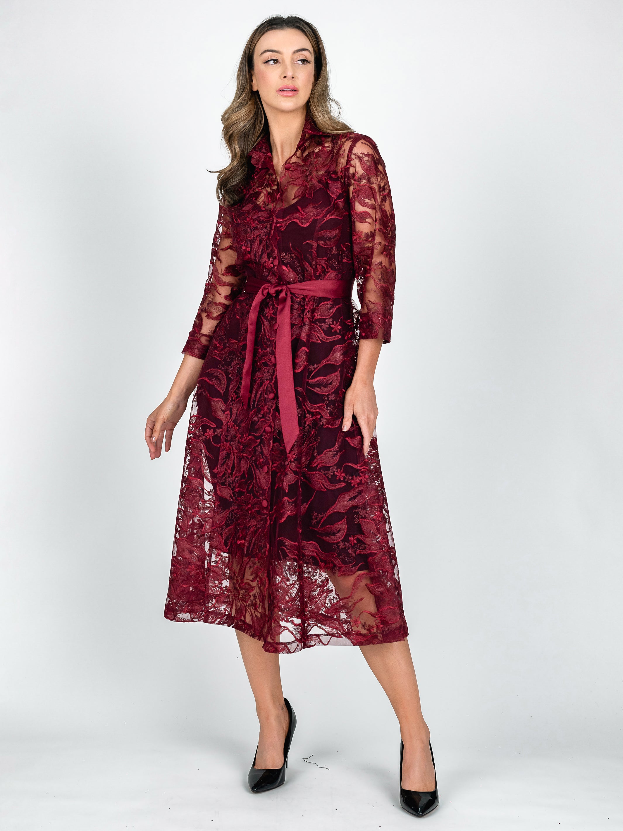 VENEZIA A Line Evening Coat Dress