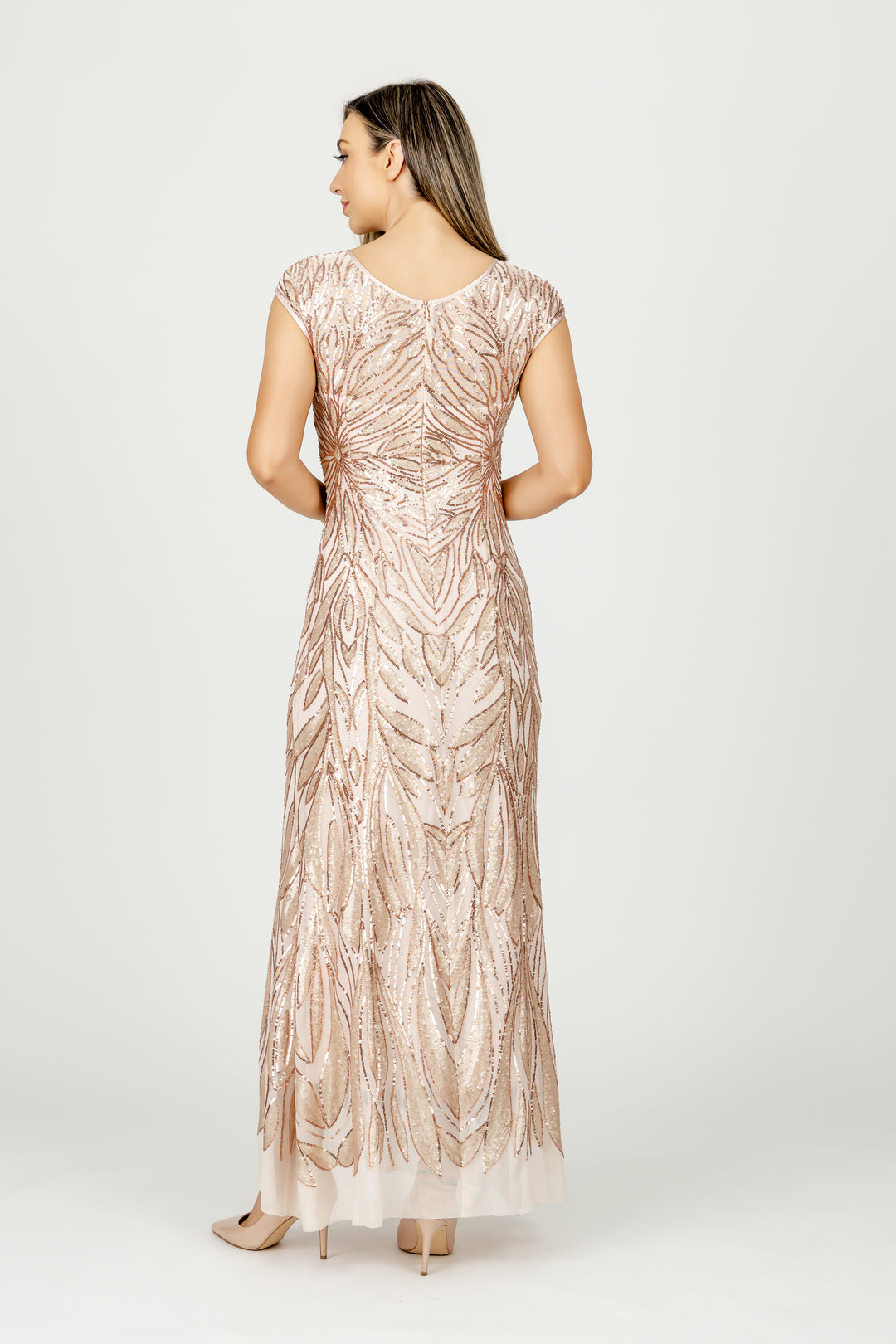 VERVE Cap Sleeve Gown