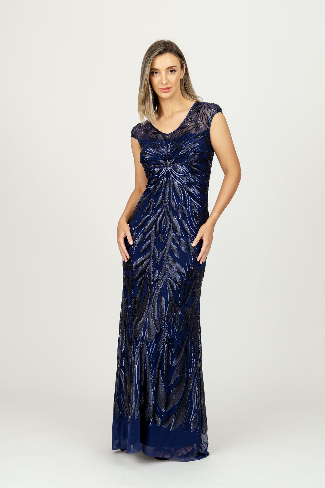 VERVE Cap Sleeve Gown