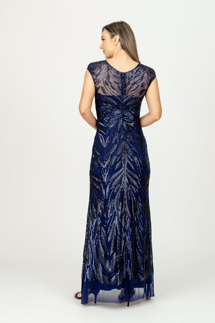 VERVE Cap Sleeve Gown