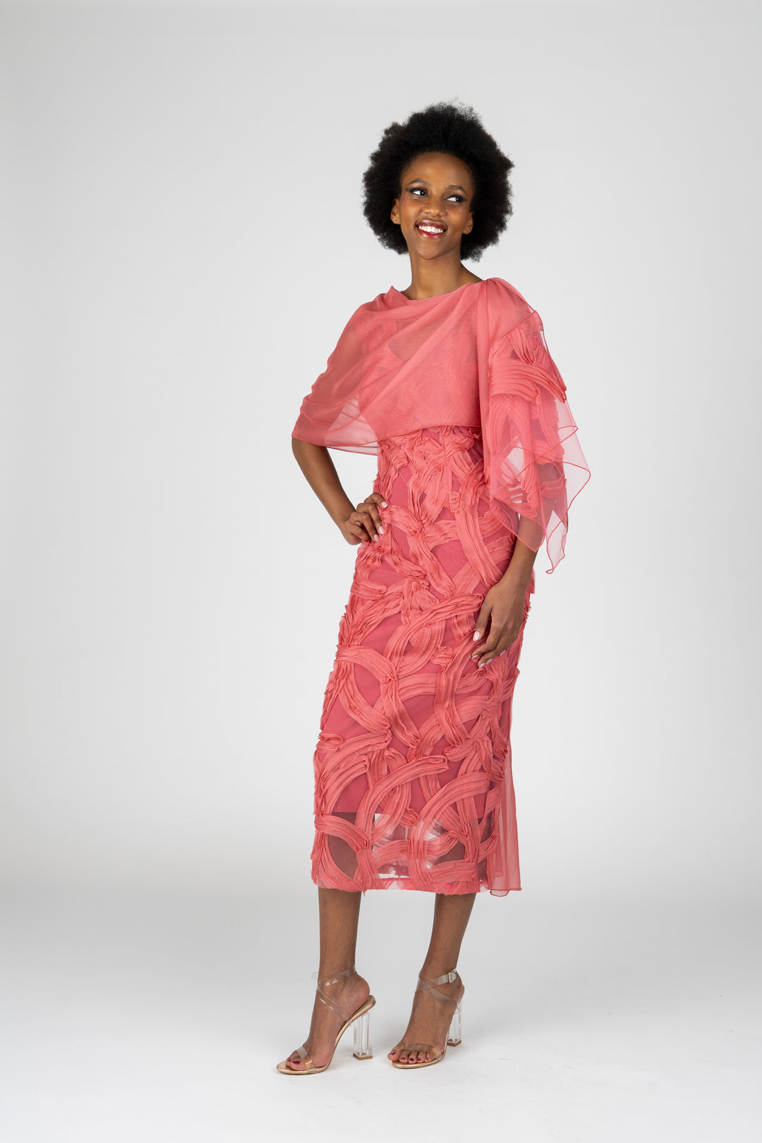 WILLOW V-Neck Straight Cocktail Dress