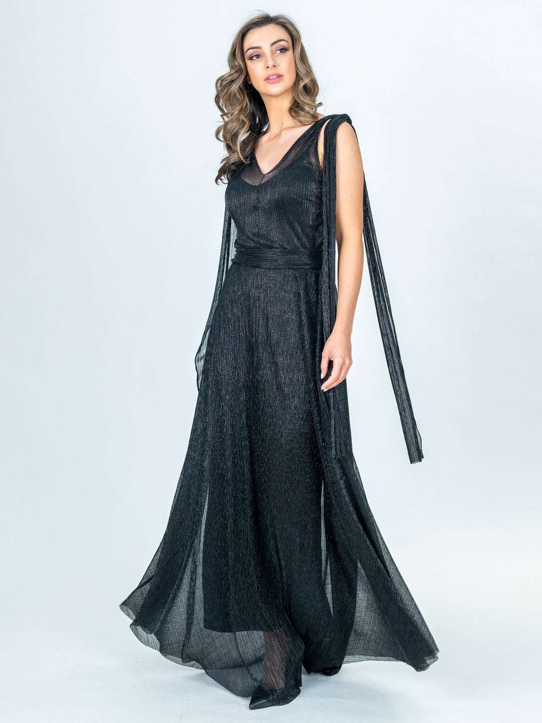 Lisa Barron | HARLOW Tie-Up A-Line Maxi Dress | Made in Australia Lisa Barron | HARLOW Tie-Up A-Line Maxi Dress | Made in Australia