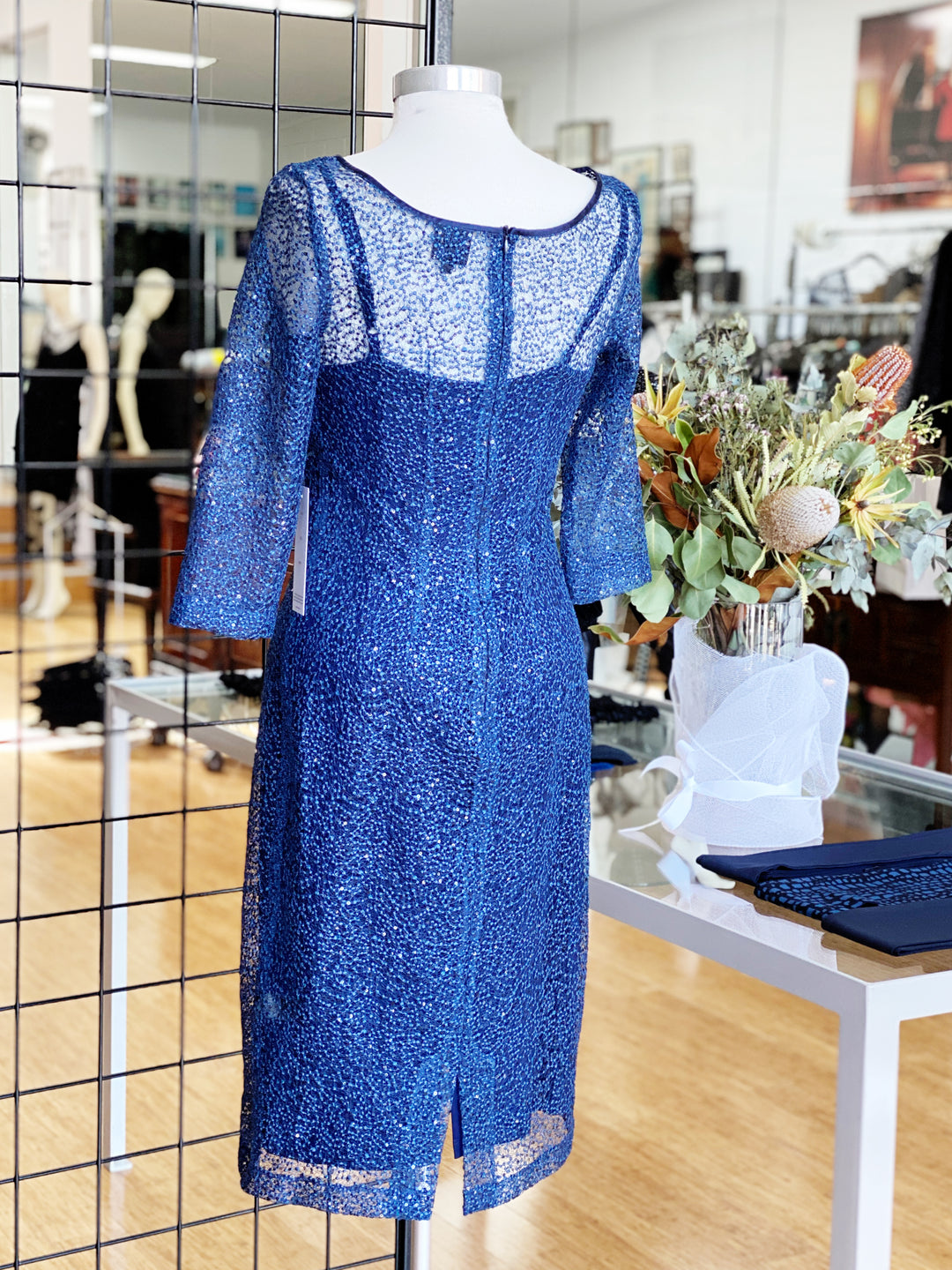 Lisa Barron | LUXE 3/4 Sleeve Cocktail Dress