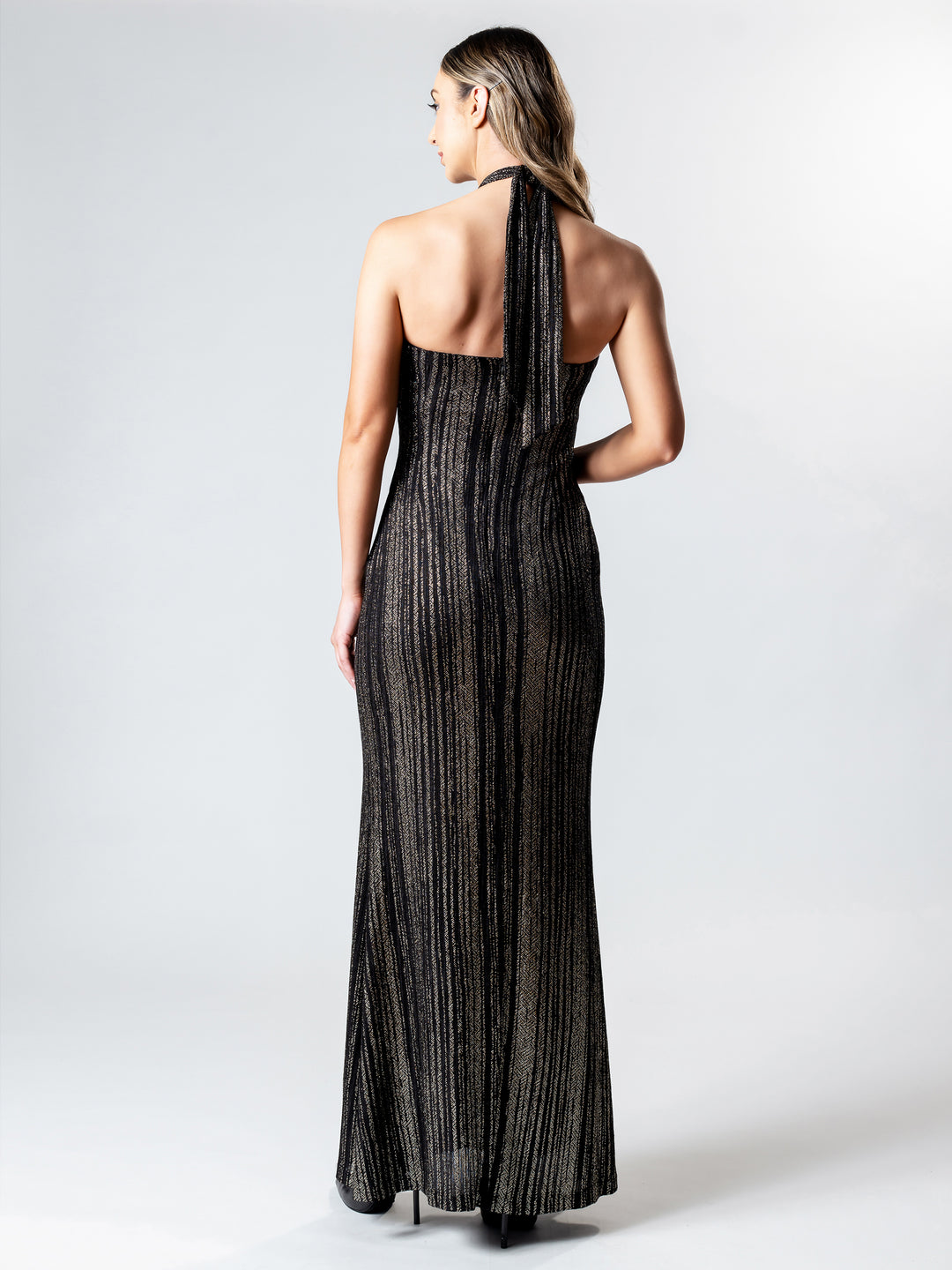 Lisa Barron | MIAMI Halter Evening Gown | Australian Made Lisa Barron | MIAMI Halter Evening Gown | Australian Made