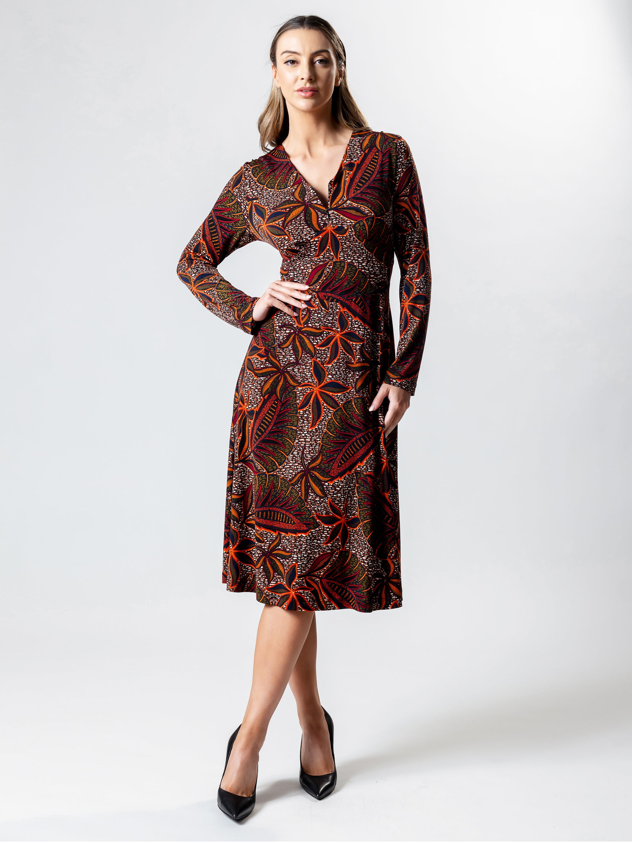 A line jersey dress sale